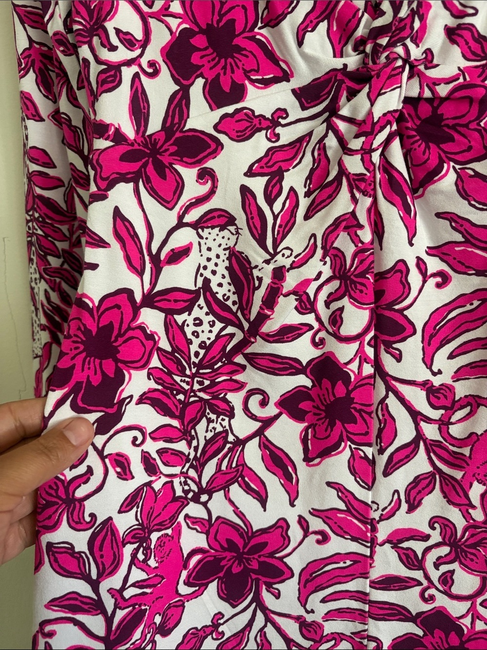 Lilly Pulitzer Pink White Floral Mini Dress Romper With Shorts Size XS - Picture 9 of 12